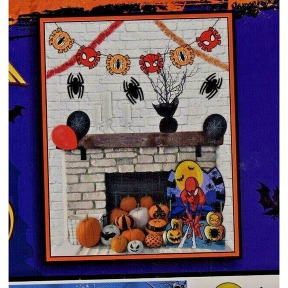 Marvel Spiderman Halloween Trunk Or Treat Party Decor Kit - 200 Pcs (New) - Picture 4 of 5